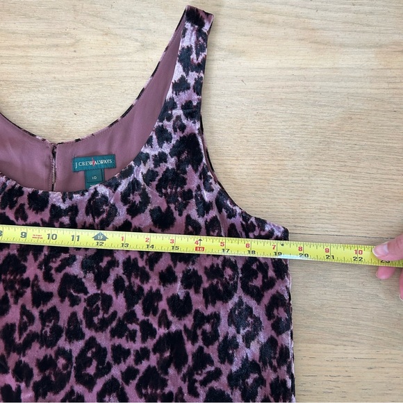 J. Crew Always leopard velvet tank - size 10 - Picture 3 of 5